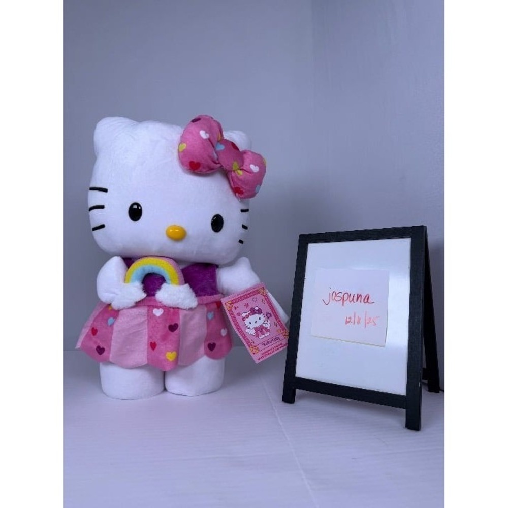 NWT -Hello Kitty Valentine Greeter holding Rainbow - 2026 - Picture 2 of 5